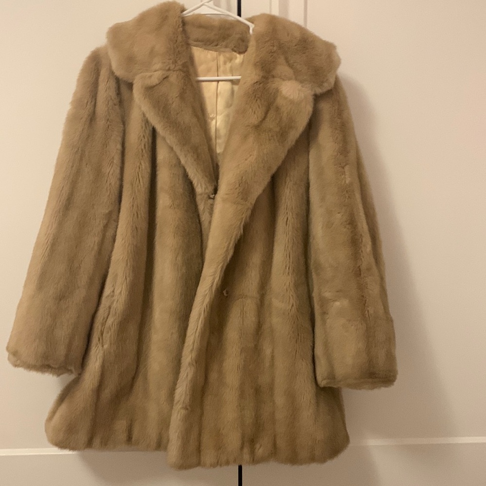Faux Fur Vintage Coat
